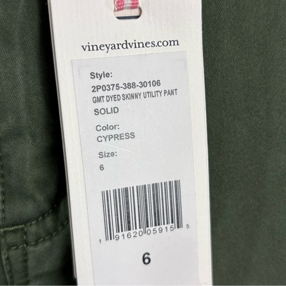NEW Vineyard Vines Cargo Pants in Green - Picture 10 of 10